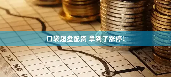 口袋超盘配资 拿到了涨停！